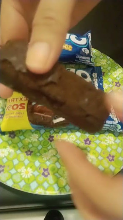 Unwrapping Oreo Soft cake #satisfying# asmr#shorts #youtubeshorts # viral video