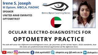 Ocular Electro Diagnostics for Optometry Practice #ERG #VEP #Diagnostics | OOLS | Irene S. Joseph