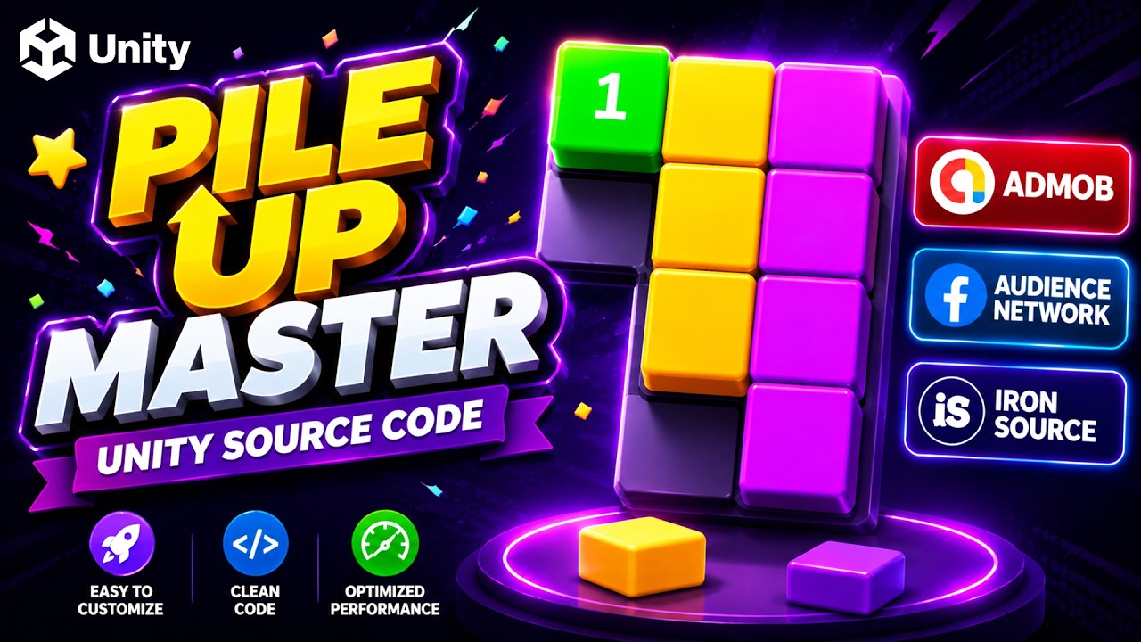 Pile Up Master - Unity Source Code | Unity 3D Puzzle Game - YouTube
