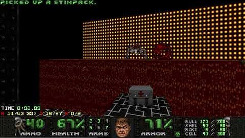 Doom 2: DBP25 MAP06 in 1:14.17 NM Speed