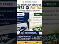 Invest vs Paying taxes?