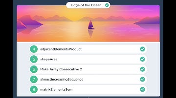 CodeSignal | Intro | Edge of the Ocean | Java