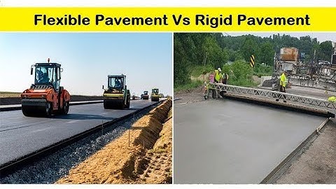 what is flexible pavement and rigid pavement?