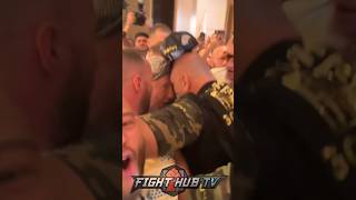 John Fury HEADBUTTS Usyk Team in HEATED confrontation!