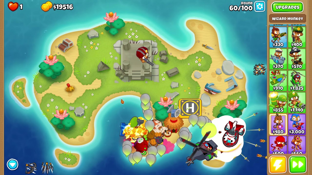Btd6 Lotus Island Hard Impoppable Guide YouTube