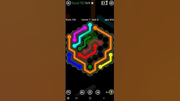 How To Solve Flow Free Hexes 9x9 Mania Level 90 Board Walk Through Solution Walkthrough