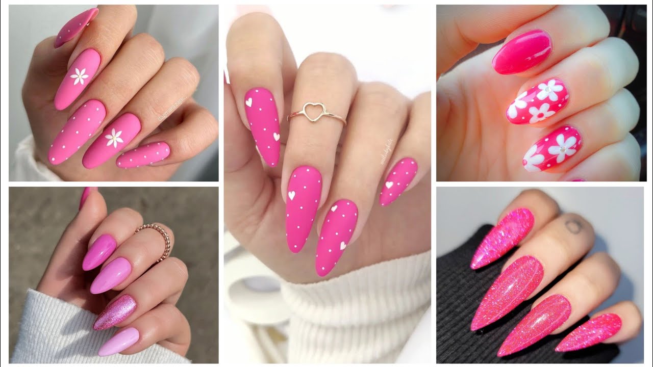 Attractive Bright Pink Nail Designs For You 2023 - YouTube