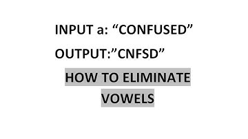 How To Remove Vowels From The Given String Using Java