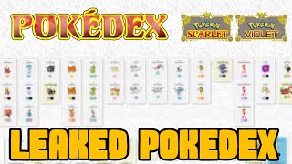 Pokémon Scarlet and Violet's Entire Paldea Pokédex Leaks