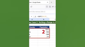 Descending Order Sorting in Google Sheets