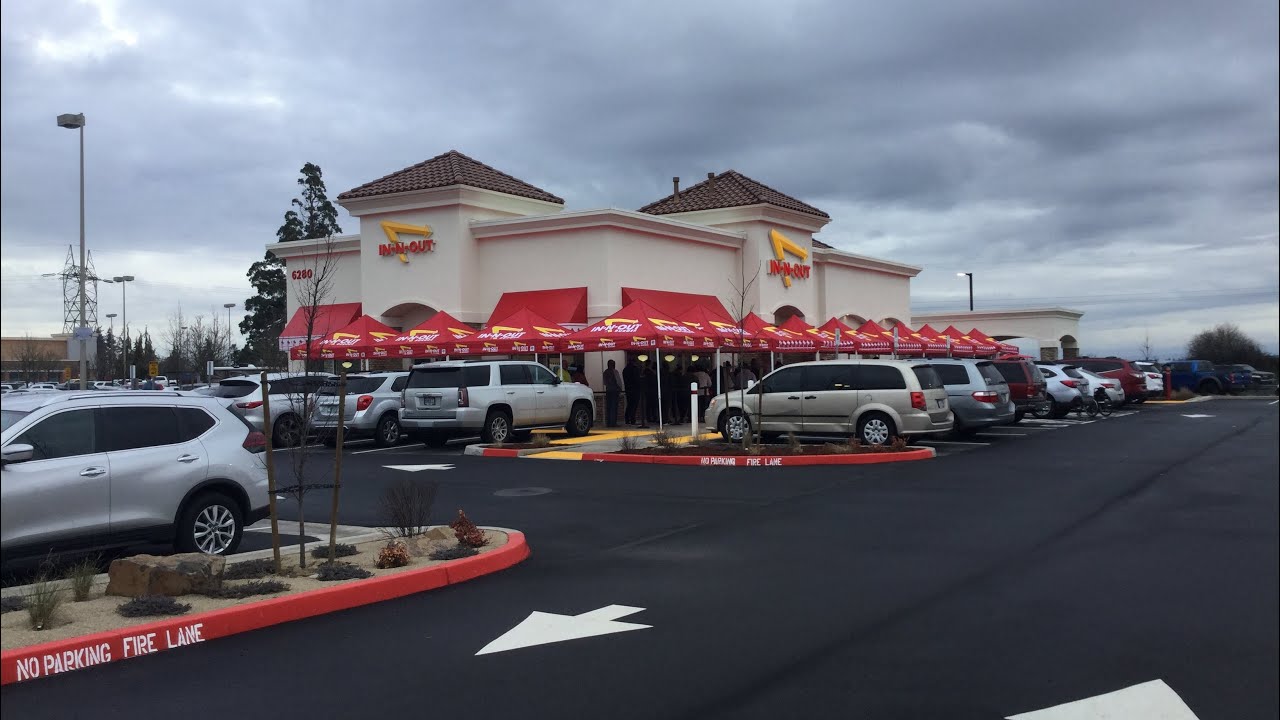 GRAND OPENING InNOut Burger Keizer, OR YouTube