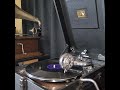 雪村 いづみ・柳澤 眞一 ♪お猿の新婚旅行♪ 1953年 78rpm record. HMV Model No 102 Gramophone