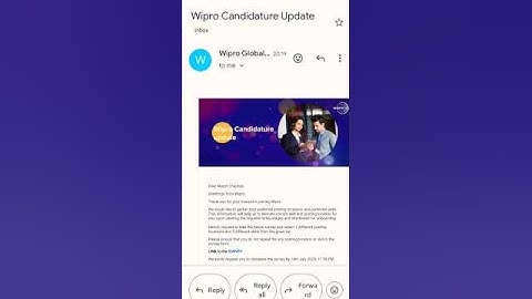 Wipro preferred posting and preferred skills survey mail.#wipro #wiprointerview #wipro_news
