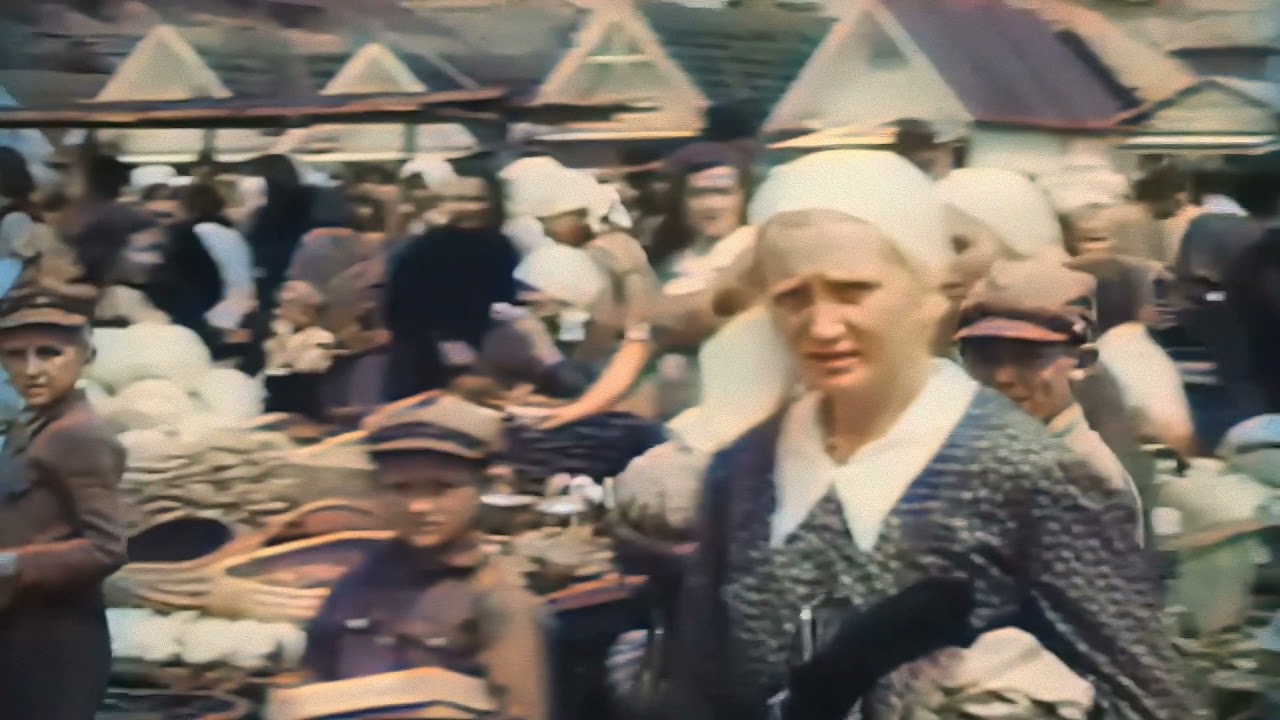 Przedwojenne Suwałki w kolorze (1937 rok) 1080p50fps upscaling