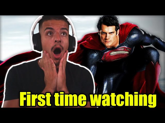BETTER THAN MARVEL? *Man Of Steel* First time watching