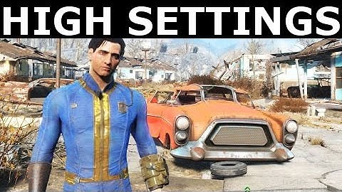 Fallout 4 Gameplay - GTX 760 & Core i5 4670 - High Settings 1080P [FPS]