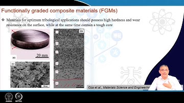 Lecture 59 : Advanced hybrid material - Functionally graded composite.. (FGMs) #swayamprabha #CH35SP