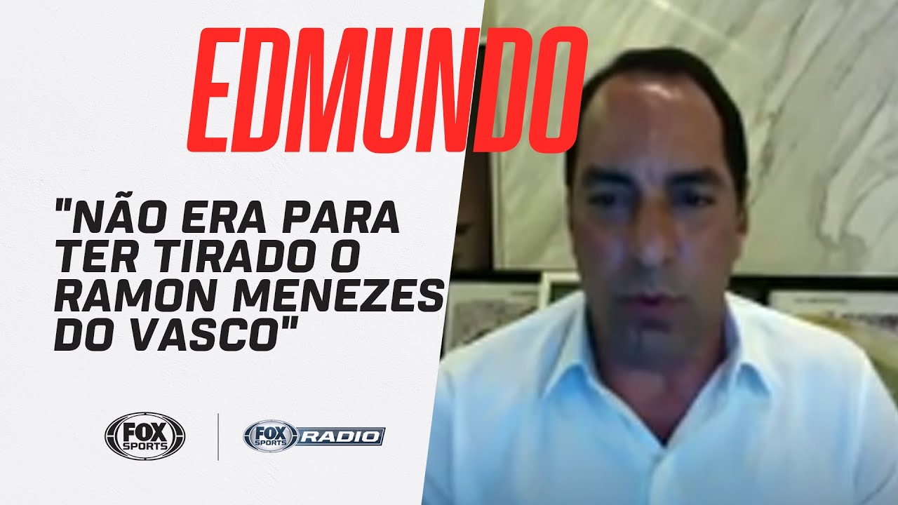 Edmundo: 'Não era para ter tirado o Ramon Menezes do Vasco'; veja vídeo