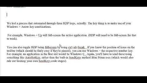 RPA-Blueprism- Realtime Citrix /RDP Environment issues and Solutions