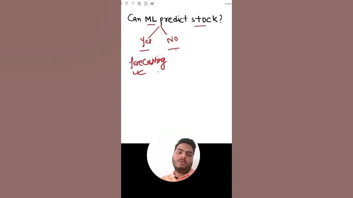 Can Machine Learning Predict stock price - #Shorts