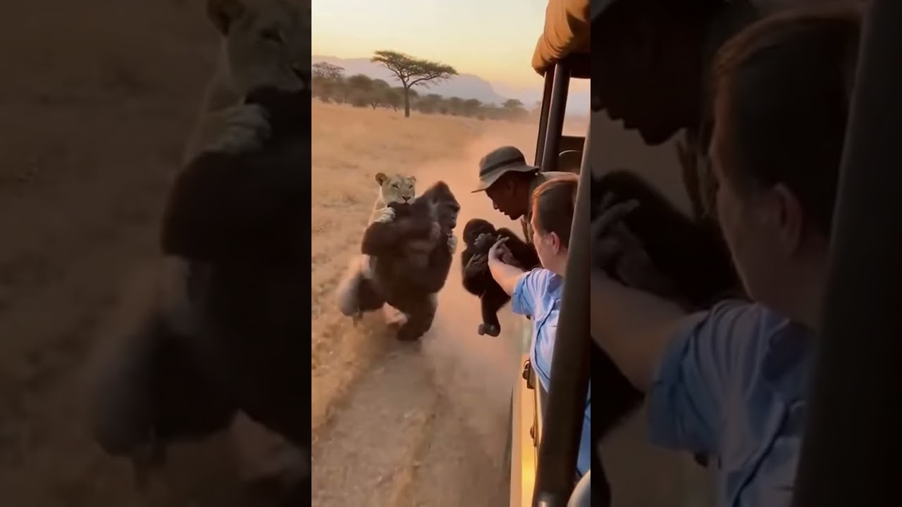 Gorilla's Courage: Saving Her Baby on Safari 