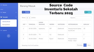 APLIKASI INVENTARIS SEKOLAH BERBASIS WEB TERBARU 2025