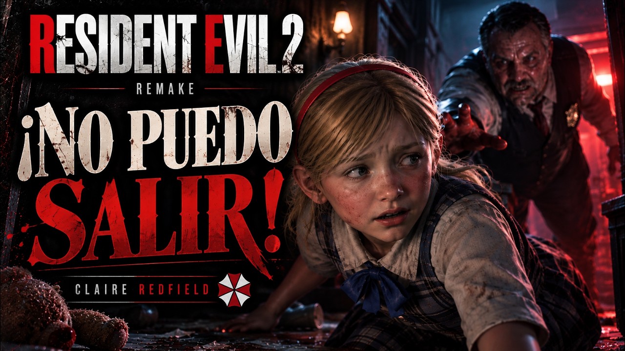 ¡NO PUEDO SALIR DE AQUÍ! 😭 Sherry vs Irons | Resident Evil 2 Remake 🔴 |  EN VIVO