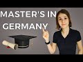 MASTER'S IN GERMANY For International Students