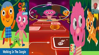 Walking In The Jungle Noodle & Pals Super Simple Songs Tiles Hop