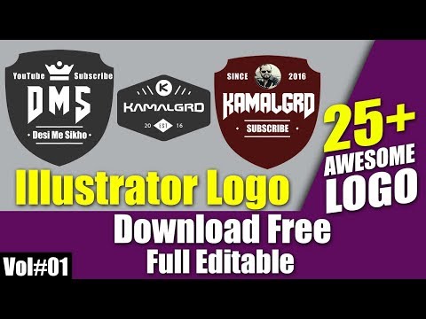 25+ Logo Design Full Editable For Illustrator Download Free Vol#1 [desimesikho] 2018