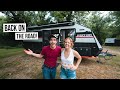 We’re BACK In Our OFF-ROAD Camper!? - Crazy Stressful Move-in Day 😮