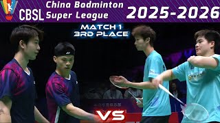 Wang Chang/Chen Xujun vs Liang Weikeng/Jiang Zhenbang | first match of CBSL 2025 Badminton