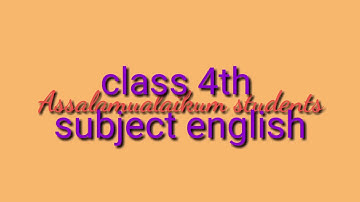 Class 4th subject english topic poem idleness and mischief