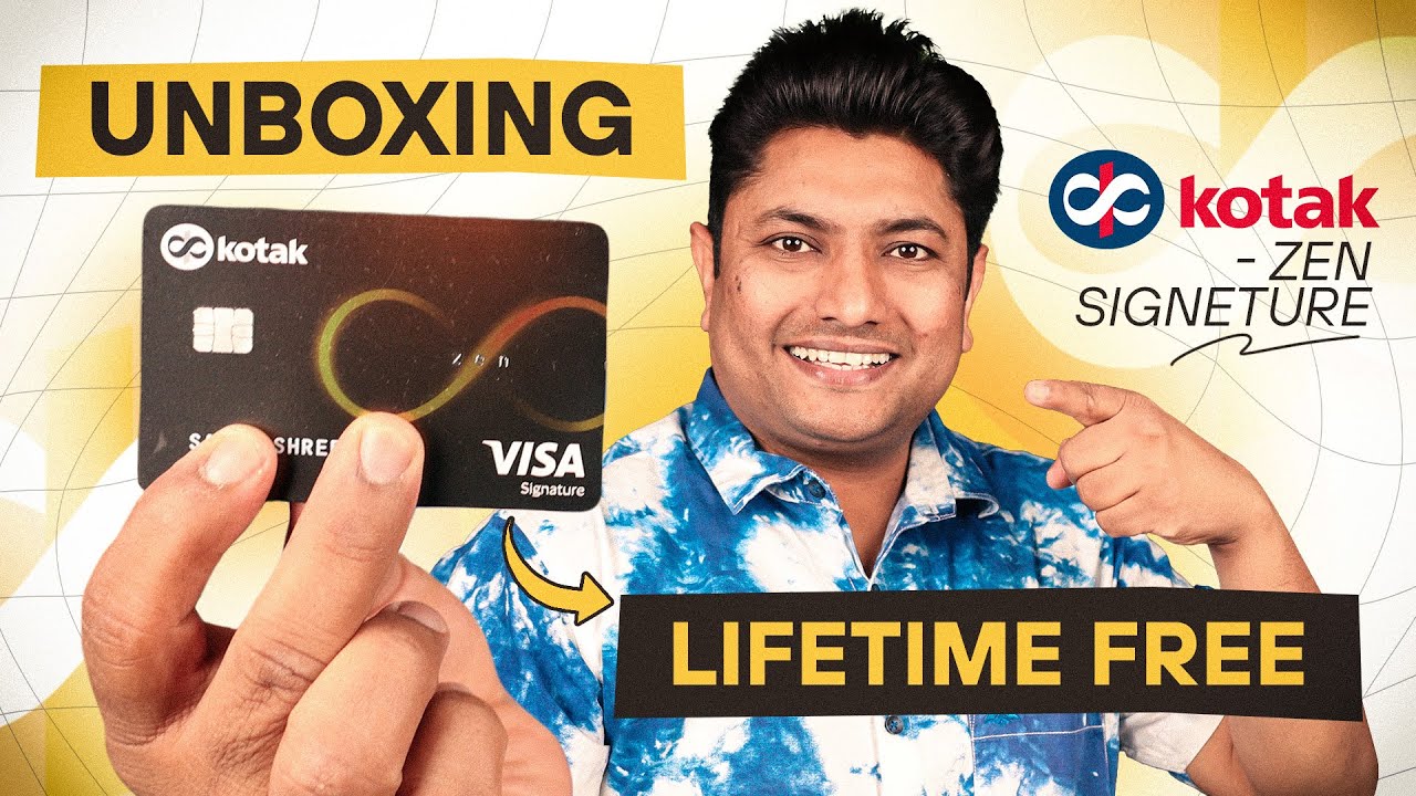 Kotak Zen Signature Credit Card Unboxing Kotak Zen Credit Card Review