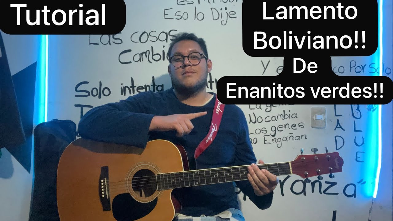 Tutorial de lamento boliviano de los enanitos verdes!! Video tutorial!!