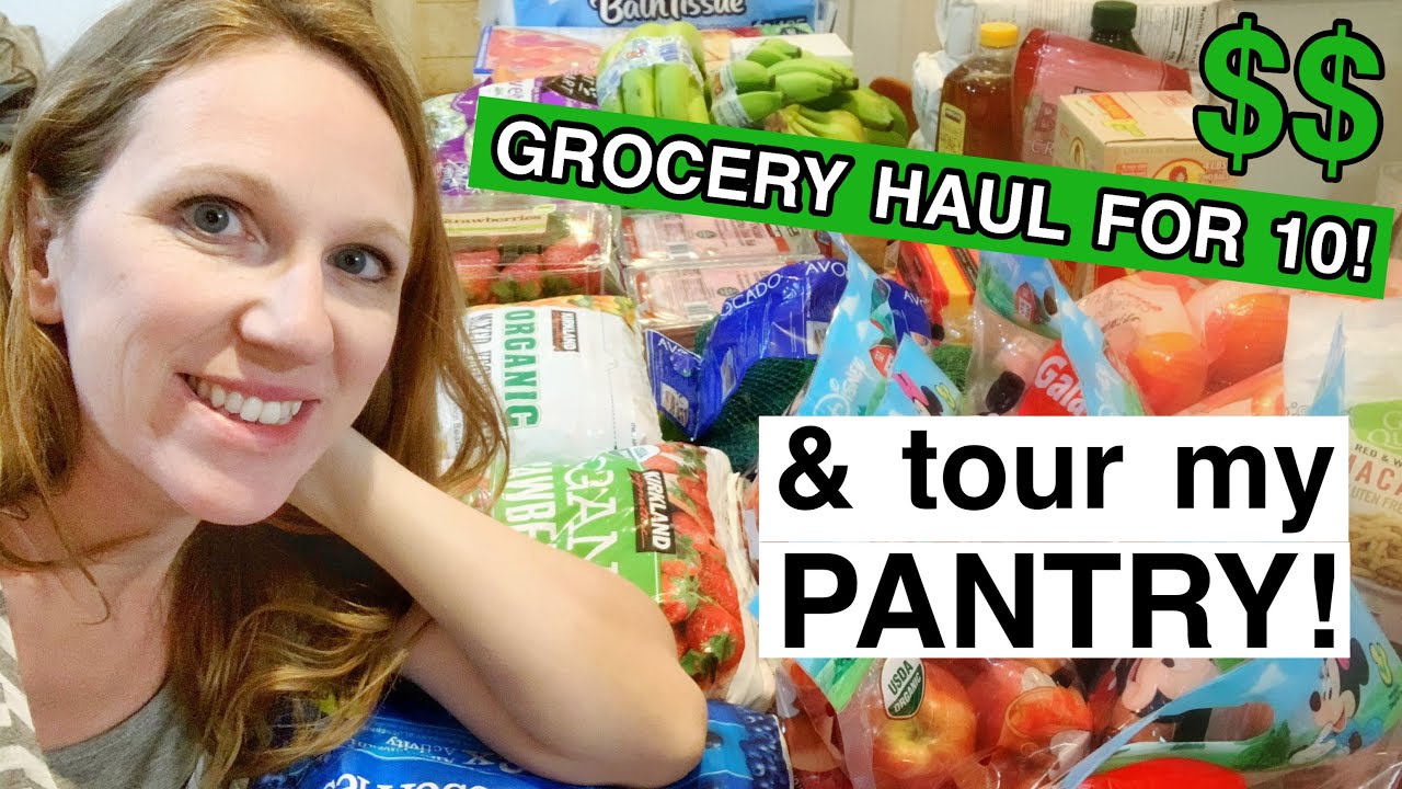 Family of 10 GROCERY HAUL & Pantry Tour! - YouTube
