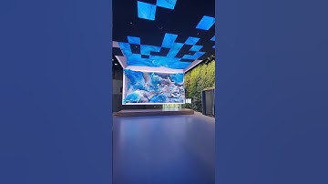 The Glind indoor high-definition 3D LED display is installed in the Guangming City Exhibition Hall.