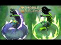 Yu Zhong Biohazard Skin VS Emerald Dragon Skin Mobile Legends Bang Bang