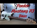 Fender Mustang PJ Bass | Flats or Rounds? | Tone Demo