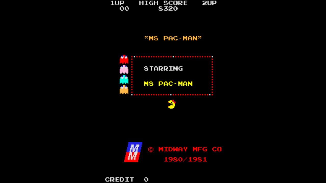 Ms. Pac-Man Attempt 1 - YouTube