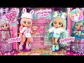 BFF Bebés Llorones Twins 🐰CONEY y SYDNEY 🦢 Serie 1 ~ Cry Babies | Kitoons