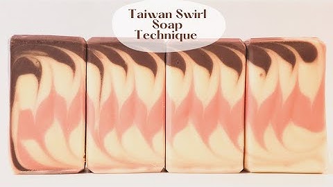 My First Taiwan Swirl Soap | Cold Process Soap Making | Soap Design Technique