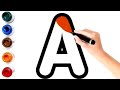 Let's Learn to Draw &amp; Paint A-Z Alphabet Letters for Kids! 📚🎨 | Preschool Learning Adventure"