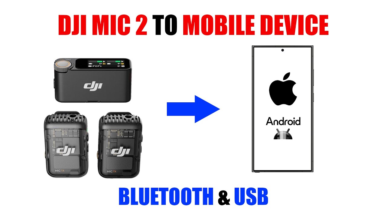 This is so awesome!! I just found out that you can connect your DJI Mi, Bluetooth Microphone