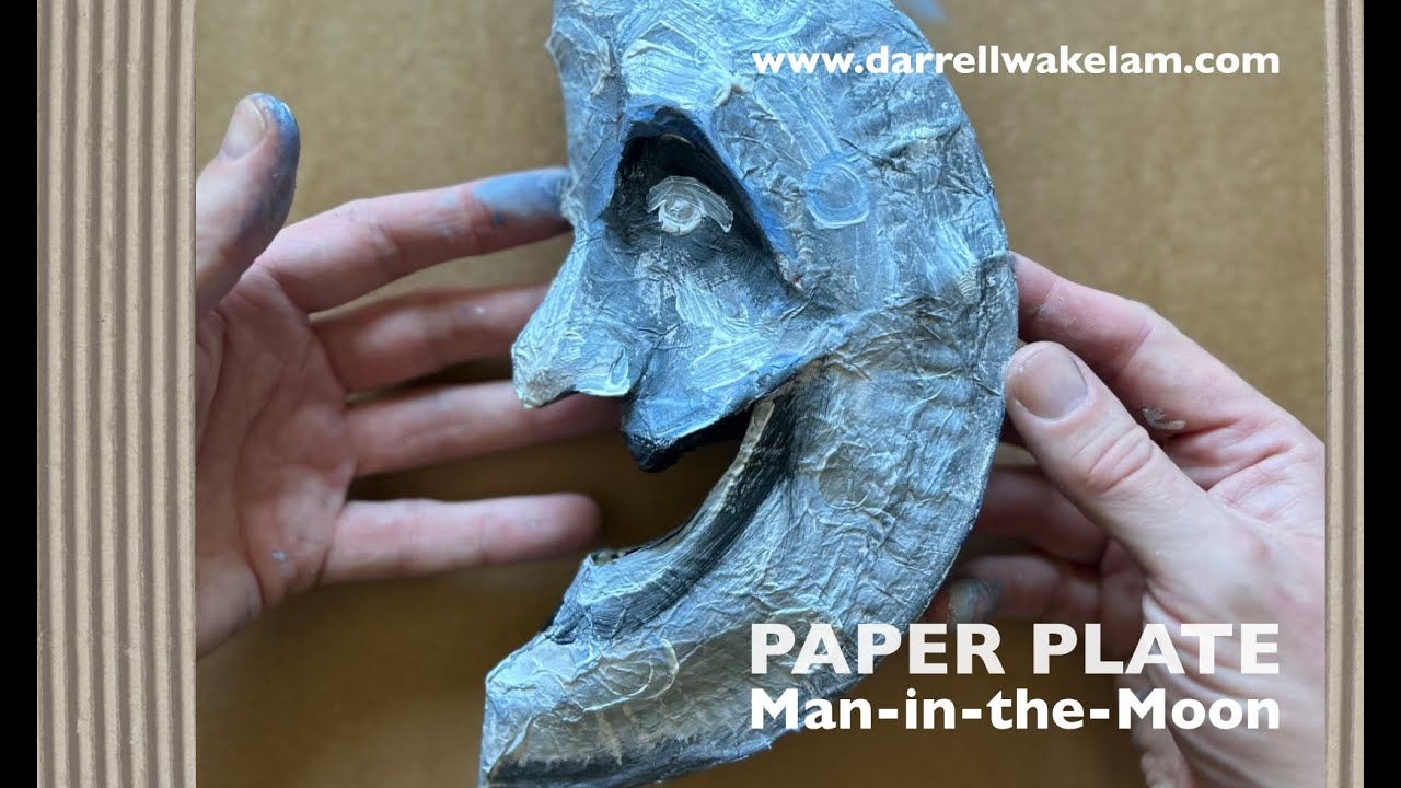 Paper Plate ‘Man in the Moon’ YouTube