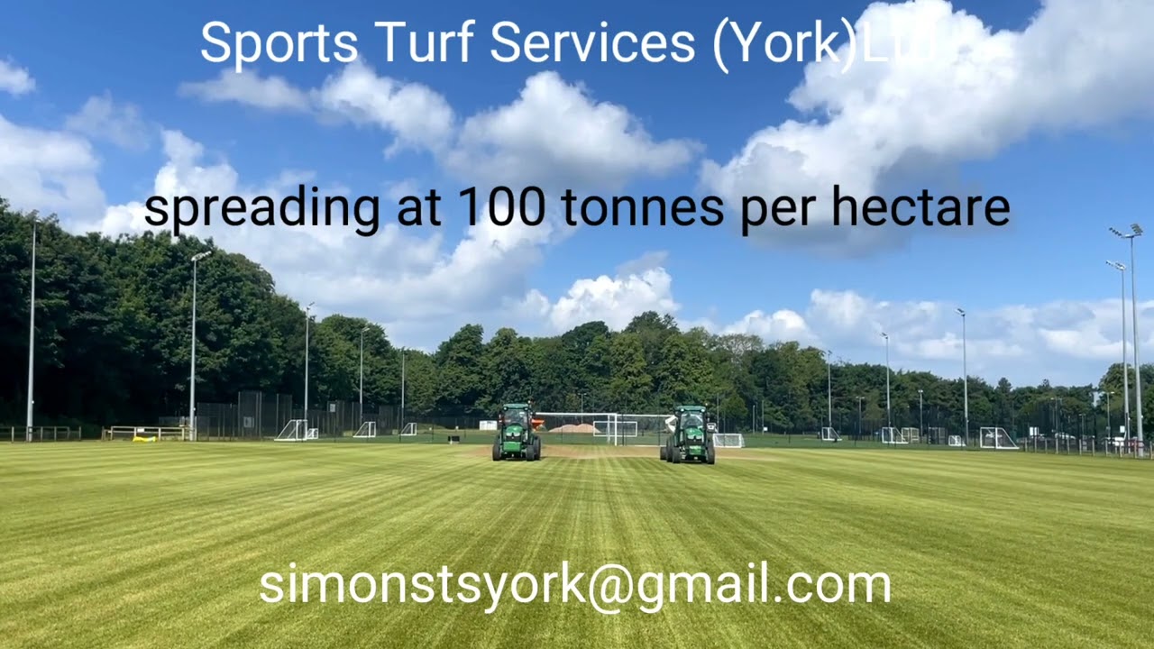 Sand spreading June 24