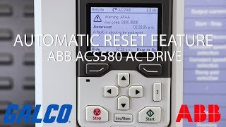 How to Auto Reset Faults on ABB ACS580 AC Drive | Galco screenshot 3