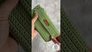 Crochet Wallet 💖 B292 #crochet #crochetwallet #bag