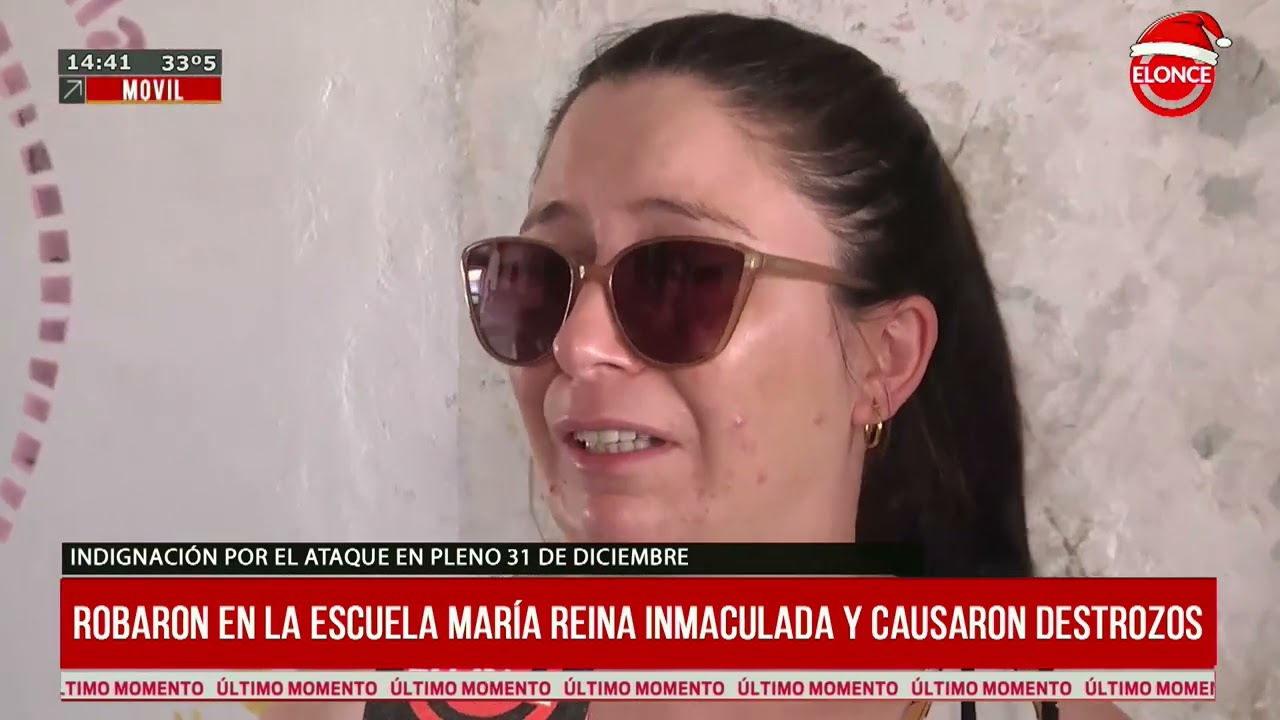 Robaron en la Escuela María Reina Inmaculada y causaron destrozos