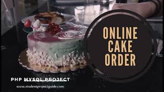 Online Cake Order - PHP MySQL Project